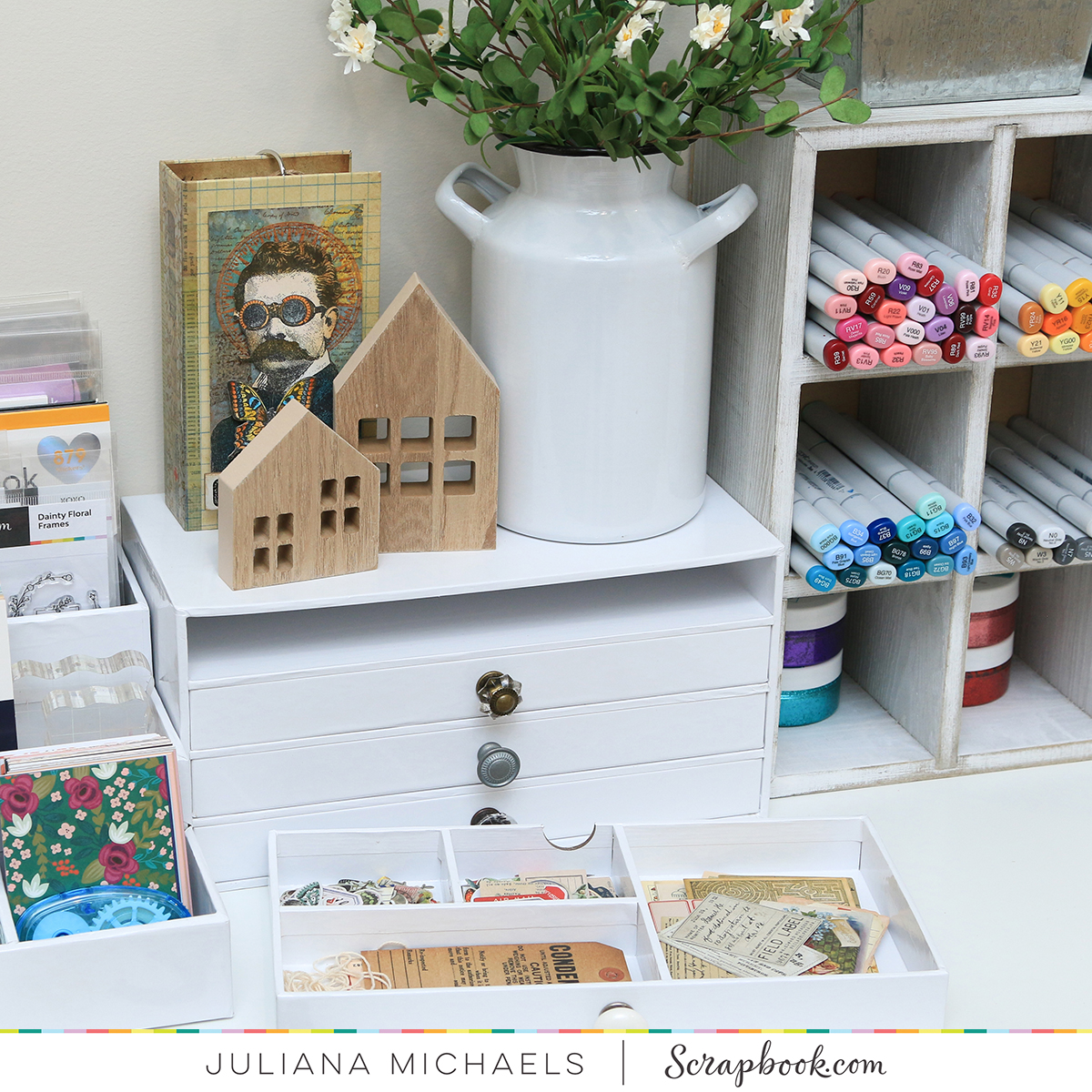Craft Room Storage Ideas - 17turtles Juliana Michaels